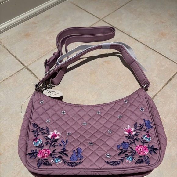 Vera Bradley Handbags - NEW Vera Bradley Disney Beauty & the Beast Frannie Crescent Crossbody – Belle
